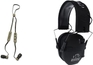 Ear Bud Rope + Electronic Muff, Black