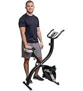 YYFITT 3-In-1 Exercise Bikes for Home | Folding Stationary Bike with Arm Workout Bands - 16 Level...