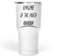 30 Oz White Large Tumbler