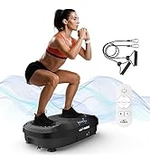 FLYBIRD Vibration Plate Exercise Machine, Lymphatic Drainage Machine, Whole Body Workout Vibratio...