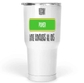 30 Oz White Large Tumbler