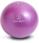 ProBody Pilates Mini Exercise Ball - 9 Inch Small Bender Ball for Stability, Barre, Pilates, Yoga...