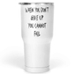 30 Oz White Large Tumbler