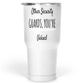 30 Oz White Large Tumbler