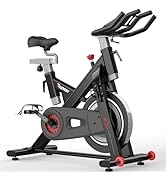 PASYOU Exercise Bike Stationary Bike Indoor Cycling Bike Ultra-Silent Stationary Bikes for Home M...