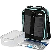 Arctic Zone High Performance Ultimate Upright Expandable Insulated Lunch Pack with 2pc Leak Proof...