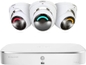 3 Dome Smart Security Lighting Cam White