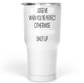 30 Oz White Large Tumbler