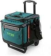 Arctic Zone Titan Deep Freeze 60 (50+10) Can Collapsible Rolling Cooler with Wheels and All-Terra...