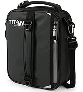 Arctic Zone Titan High Performance Insulated Expandable Lunch Pack, Black 8 in x 4 in x 10.25 in