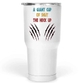 30 Oz White Large Tumbler