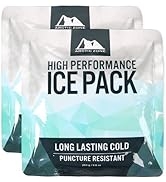 Arctic Zone High Performance Ice Pack for Lunch Boxes, Bags, or Coolers, Set of 2-250 grams each