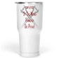 30 Oz White Large Tumbler