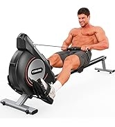 YOSUDA Magnetic Rowing Machine with 16 Resistance Levels, 265 LB Weight Capacity - Compact Rower ...