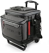 Arctic Zone Titan Deep Freeze 60 (50+10) Can Collapsible Rolling Cooler with Wheels and All-Terra...