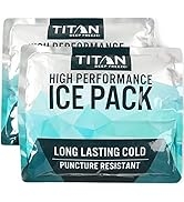 Arctic Zone Titan Deep Freeze Ice Pack- (2 Pack) 600 Gram High Performance Ice Pack - Long-Lastin...