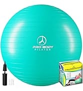 ProBody Pilates Ball Exercise Ball Yoga Ball, Multiple Sizes Stability Ball Chair, Large Gym Grad...