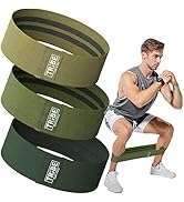 Fabric Resistance Bands for Working Out - Booty Bands for Women and Men - Exercise Bands Resistan...