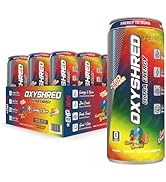 EHPlabs OxyShred Ultra Healthy Energy Drink - Sugar Free Energy Drinks with Amino Acids, Green Te...