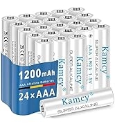 KAMCY AAA Alkaline Batteries 24 Pack, Triple AAA Batteries 1.5V Long Lasting High-Performance AAA...