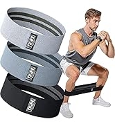 Fabric Resistance Bands for Working Out - Booty Bands for Women and Men - Exercise Bands Resistan...