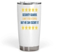 20 Oz White Fat Tumbler