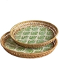 Rattan Shell Cutout (Turtle Green) Set of 2