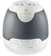 Homedics MyBaby SoundSpa Lullaby Sound Machine & Projector – Baby Sleep Machine Plays 6 Sounds & ...