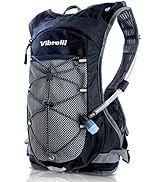 Vibrelli Hydration Pack & 2L Hydration Water Bladder - High Flow Bite Valve - Hydration Backpack ...