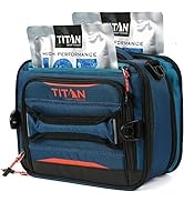 Arctic Zone Titan Deep Freeze Fridge Cold Expandable Insulated Horizontal Lunch Pack with 2X 250g...