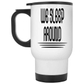 14 Oz White Travel Mug