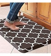 WISELIFE Kitchen Mat Cushioned Anti-Fatigue Kitchen Rug,17.3"x 28",Non Slip Waterproof Kitchen Ma...