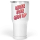 30 Oz White Large Tumbler