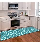 WISELIFE Kitchen Mat Cushioned Anti-Fatigue Kitchen Rug, 17.3"x 59" Waterproof Non-Slip Kitchen M...