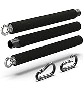 Portable Resistance Band Bar - Padded Pilates Bar - Resistance Bar for Resistance Bands - Resista...