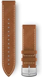 Tan Italian Leather with Silver Hardware