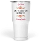 30 Oz White Large Tumbler