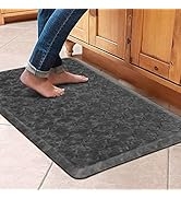 WISELIFE Kitchen Mat Cushioned Anti Fatigue Floor Mat,17.3"x28", Thick Non Slip Waterproof Kitche...