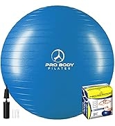 ProBody Pilates Ball Exercise Ball Yoga Ball, Multiple Sizes Stability Ball Chair, Large Gym Grad...