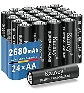 KAMCY AA Batteries, Double A Batteries 24 Pack, AA 1.5 Volt Performance Alkaline Batteries, Doubl...