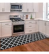 WISELIFE Kitchen Mat Cushioned Anti-Fatigue Kitchen Rug, 17.3"x 59" Waterproof Non-Slip Kitchen M...