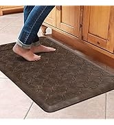 WISELIFE Kitchen Mat Cushioned Anti Fatigue Floor Mat,17.3"x28", Thick Non Slip Waterproof Kitche...