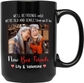 We'll Be Friends Until We're Old Black Mug