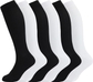 6 Pairs Blk/Wht Cushion