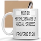 11 Oz White Coffee Mug