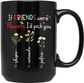 If Friends Were 3 Flowers Black Mug