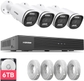 8ch 4k Cctv System With 4pcs Cameras