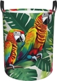 Tropical Flower Leaf Parrot