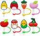 8pcs fruitStrawcap