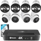 8 Channel Bullet and Dome Camera Security System